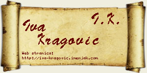 Iva Kragović vizit kartica